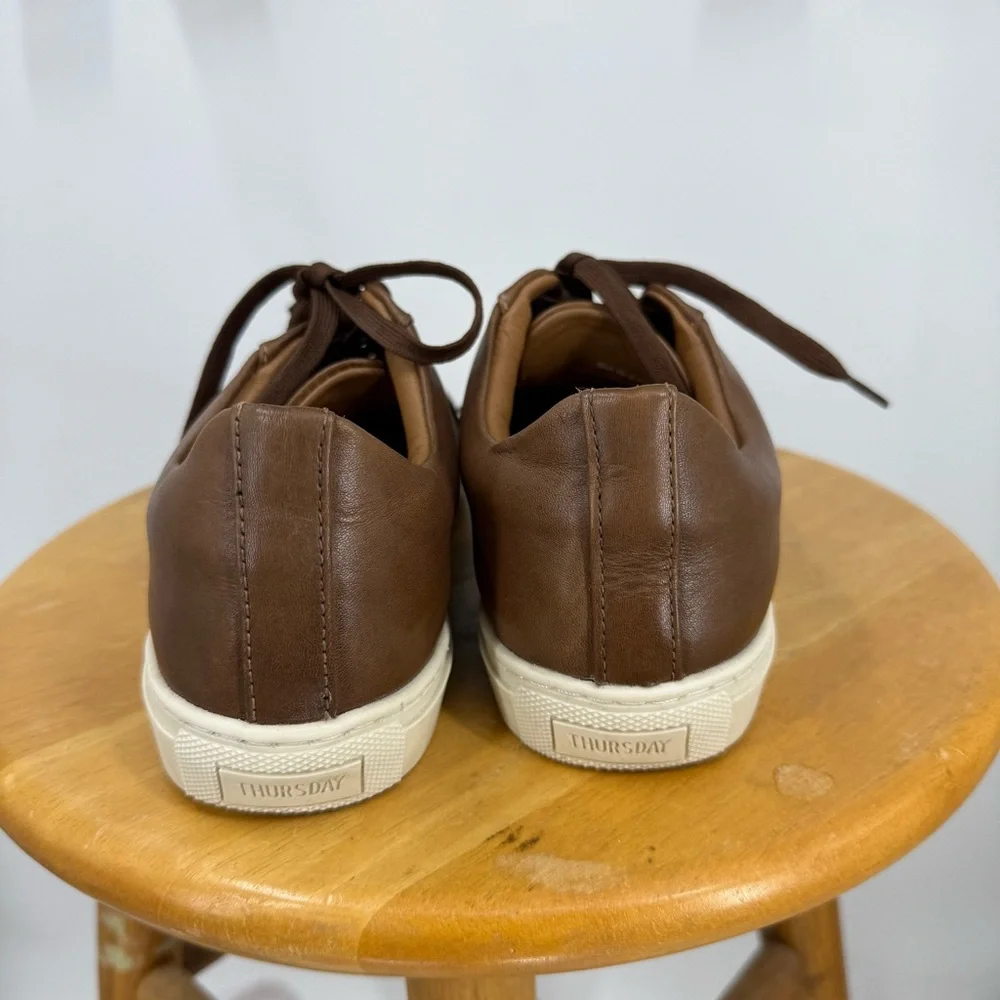 Thursday The Court brown  leather sneaker shoe 9.5W